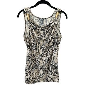 Kenneth Cole REACTION. Sleeveless, Animal Print Blouse. Versatile!